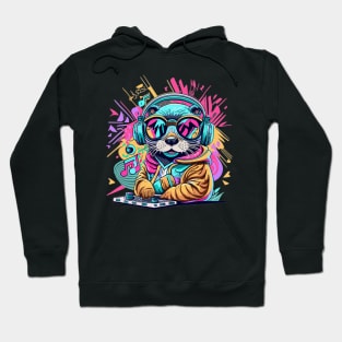 otter Dj 90s vibes Hoodie